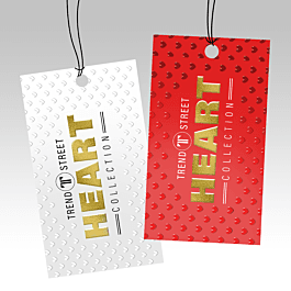 Dual Raised Hang Tags