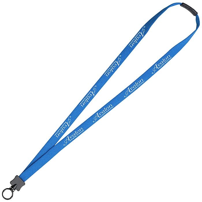 Lanyard with Neck Clasp - 5/8 inch - 32 inches - Plastic O-Ring