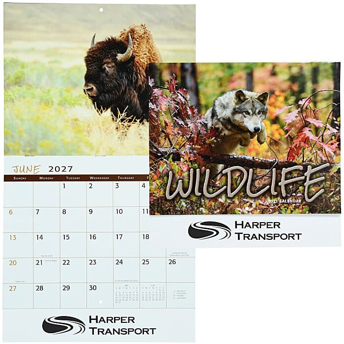 Wildlife Calendar - Stapled