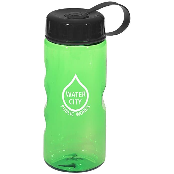 Mini Mountain Bottle with Tethered Lid - 22 oz