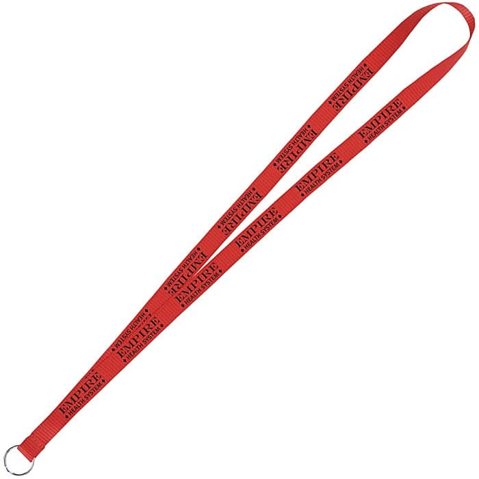 Value Lanyard - 1/2 inches - Metal Split Ring