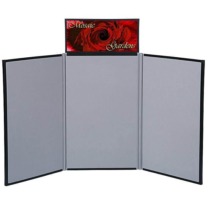 Fold N Go Tabletop Display - 4 feet - Header