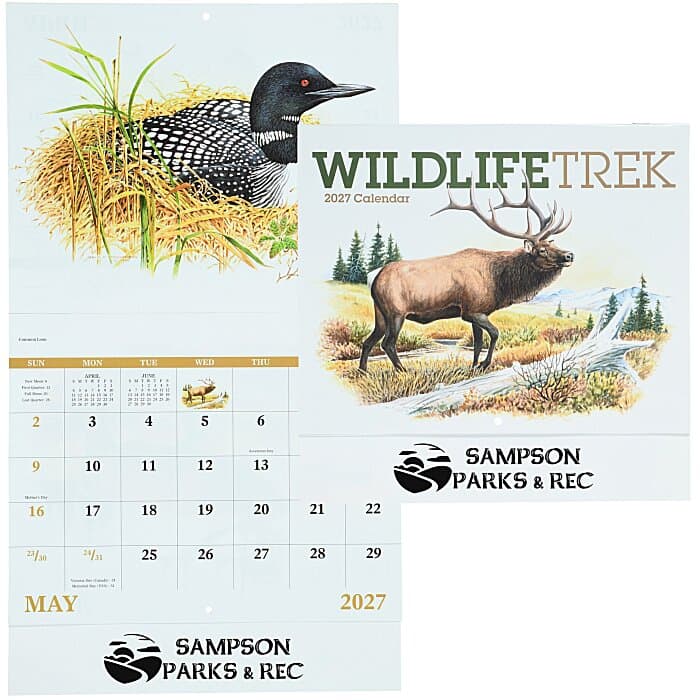 Wildlife Trek Calendar - Stapled