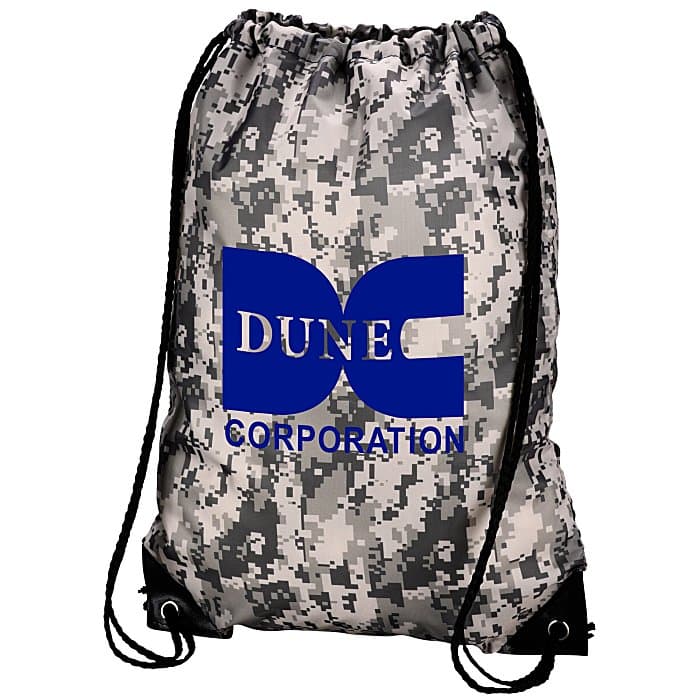 Drawstring Sportpack - 18 inches x 14 inches - Digital Camo