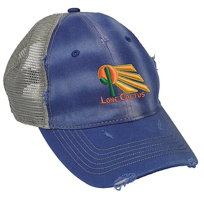 Dirty Washed Mesh-Back Cap