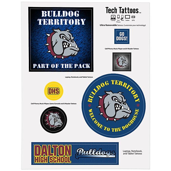 Tech Tattoos - 11 x 7