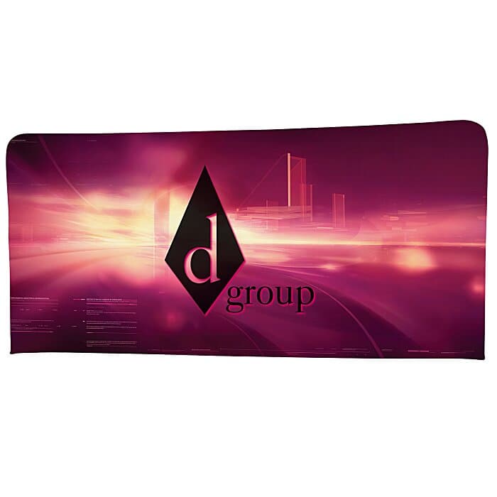 Tabletop Banner System with Back Wall - 8' - Replacement Graphic