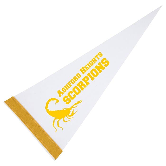 Pennant 8 inches x 18 inches - White