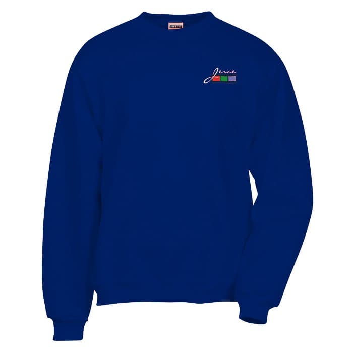 Jerzees Nublend Super Sweats Crew - Embroidered