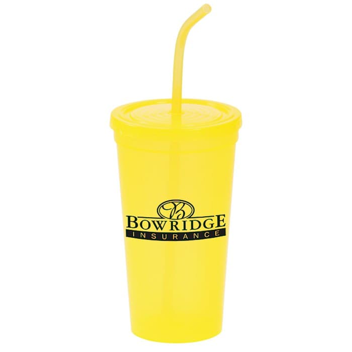 Brilliantly Bent Straw Tumbler - 22 oz.