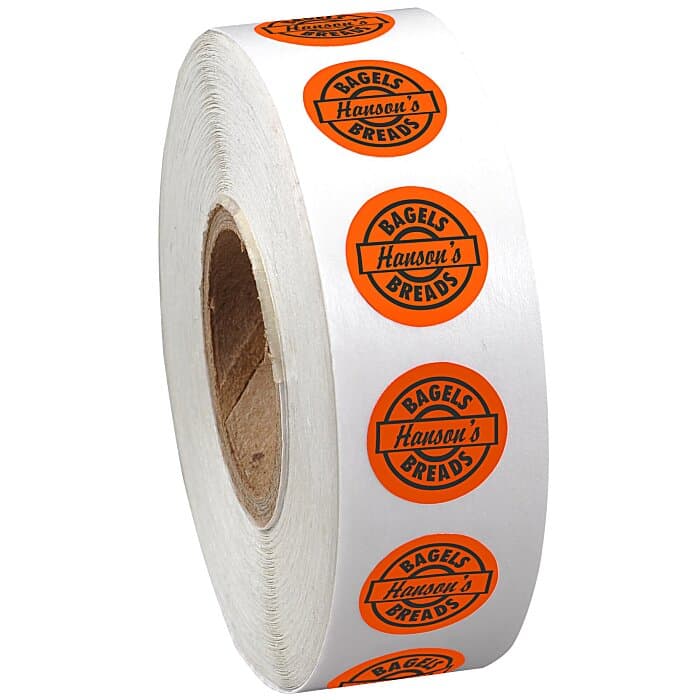 Sticker by the Roll - Circle - 1/2 inch