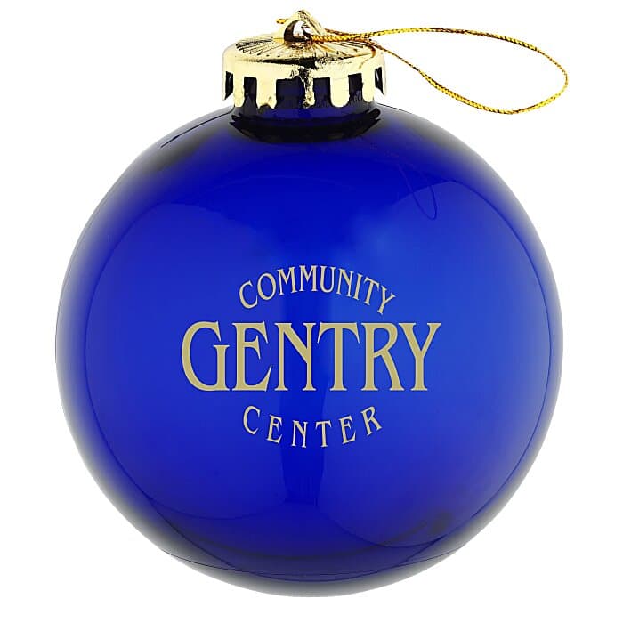 Round Shatterproof Ornament - Translucent