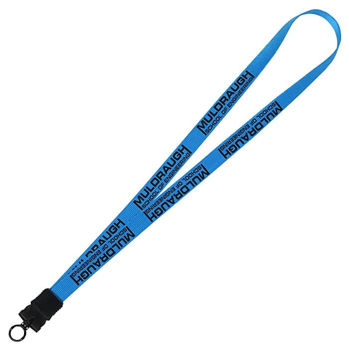 Smooth Nylon Lanyard - 3/4 inches - 32 inches - Snap Buckle Release