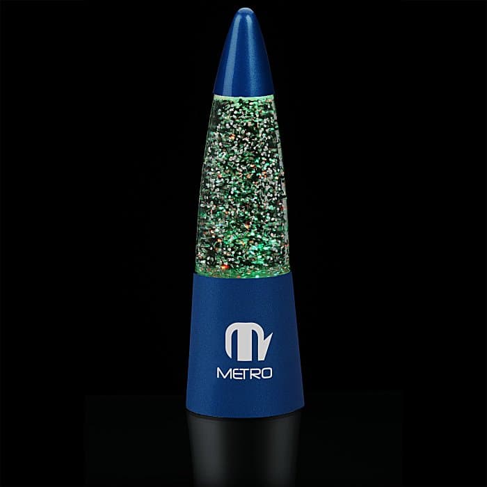 LED Glitter Rocket Lamp