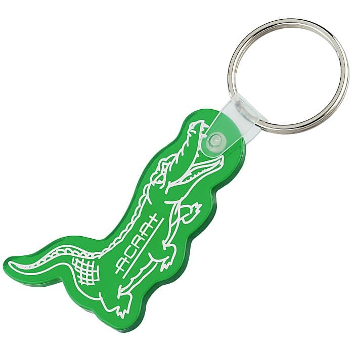 Crocodile Soft Keychain - Translucent