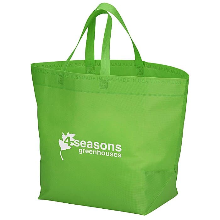 Heat Seal Large Gusset Tote - 13 1/2 inches x 12 inches