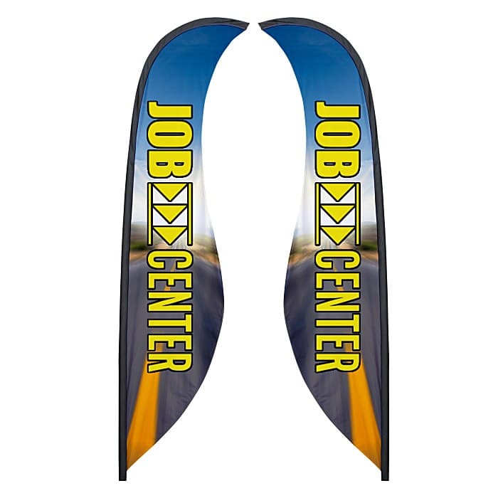 Sabre Sail Sign - 13' - Two Sided - Replacement Graphic