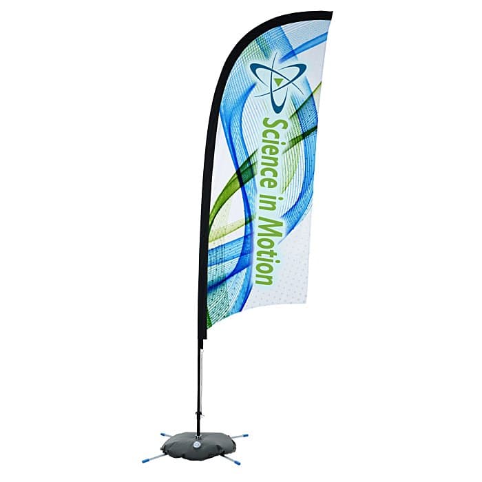 Indoor Razor Sail Sign - 9' - One Sided