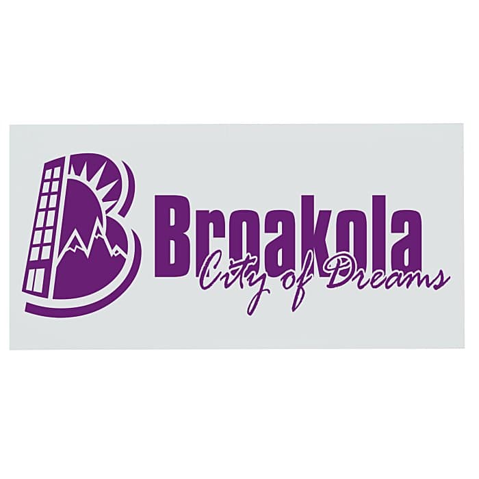 Rectangle Sticker - 2 inches x 4 inches