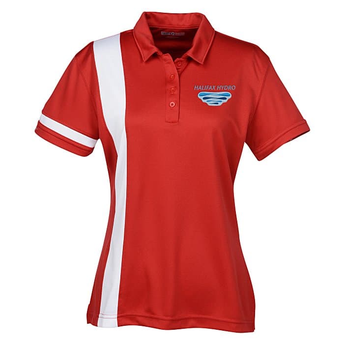 Side Stripe Performance Polo - Ladies'