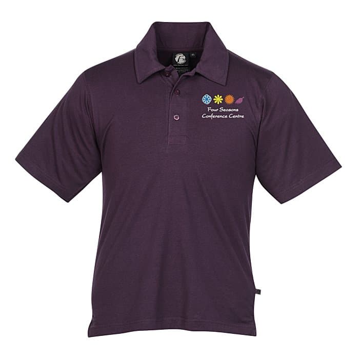 Ringspun Combed Cotton Jersey Polo - Men's - Embroidered