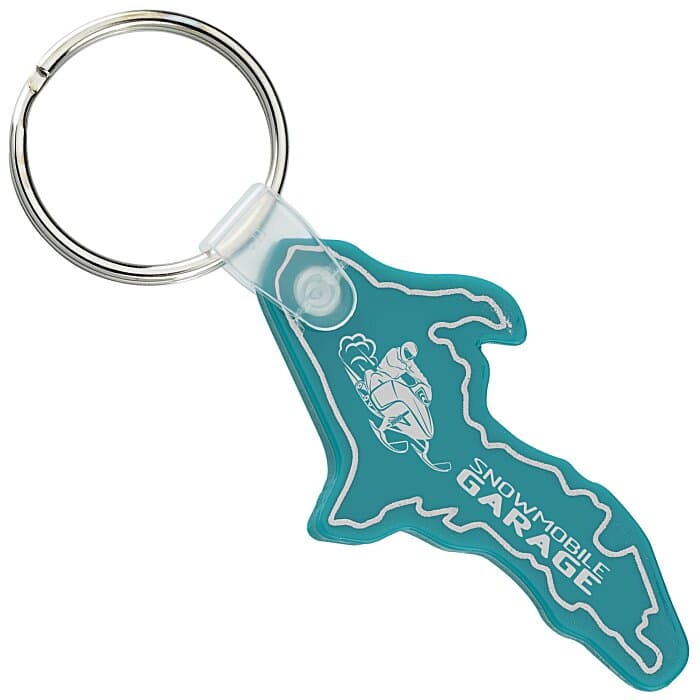 Michigan - Upper Soft Keychain - Opaque