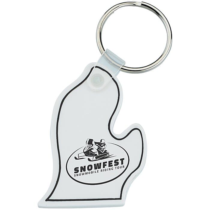 Michigan - Lower Soft Keychain - Opaque