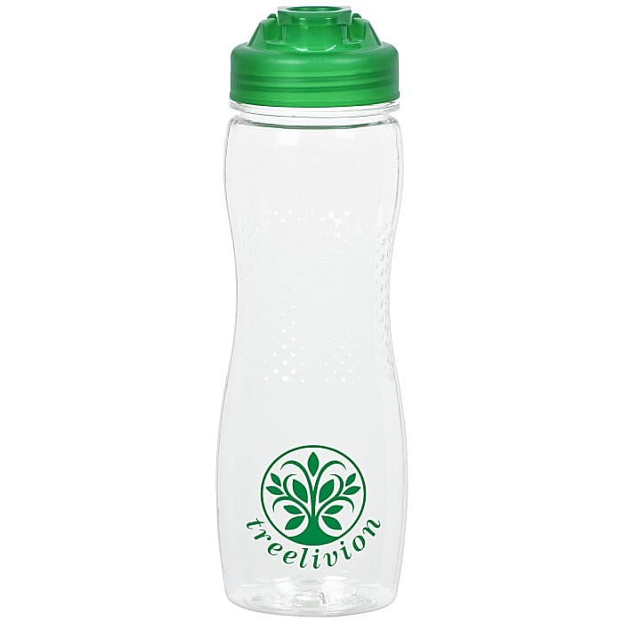 Refresh Zenith Water Bottle with Flip Lid - 24 oz - Clear