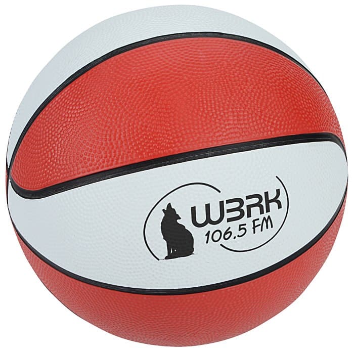 Mini 7-inch Rubber Basketball