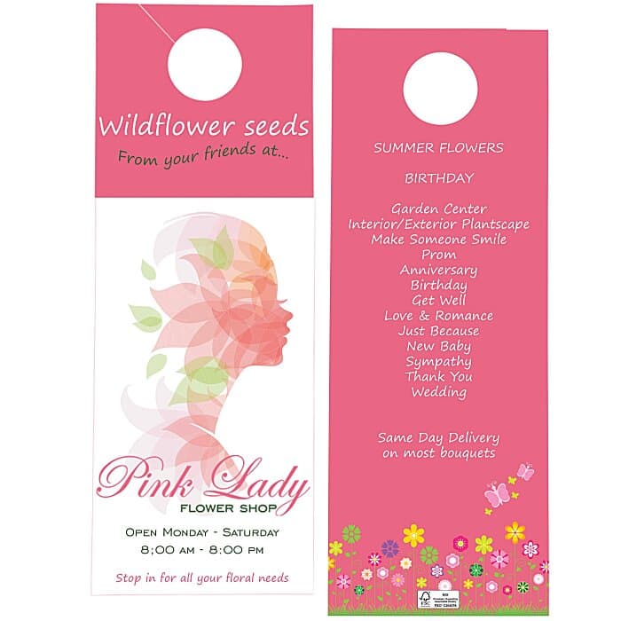 Pocket Paper Stock Door Hanger