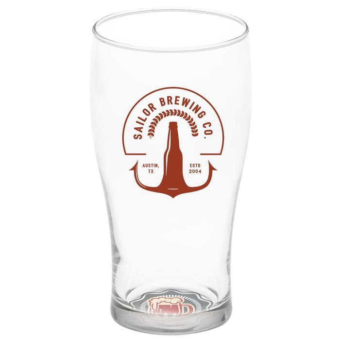 Tulip Pub Glass - 16 oz - Bottom Full Color