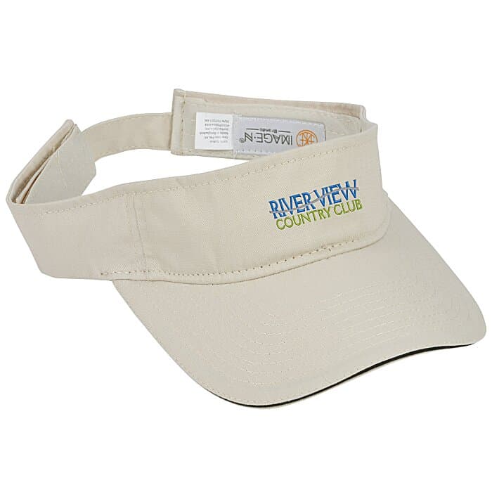 Lightweight Brushed Twill Visor - Embroidered