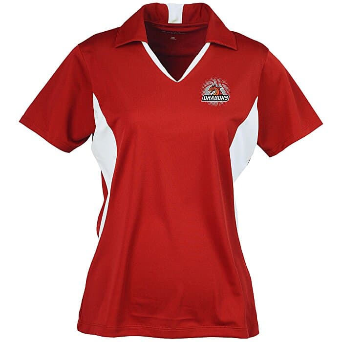 Side Blocked Micropique Sport-Wick Polo - Ladies' - Full Color