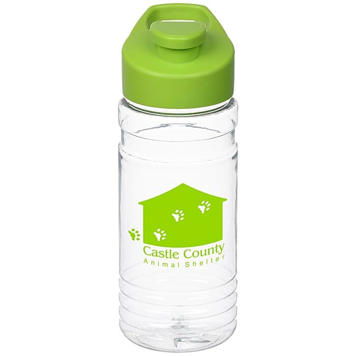 Clear Impact Line Up Bottle with Flip Carry Lid - 20 oz
