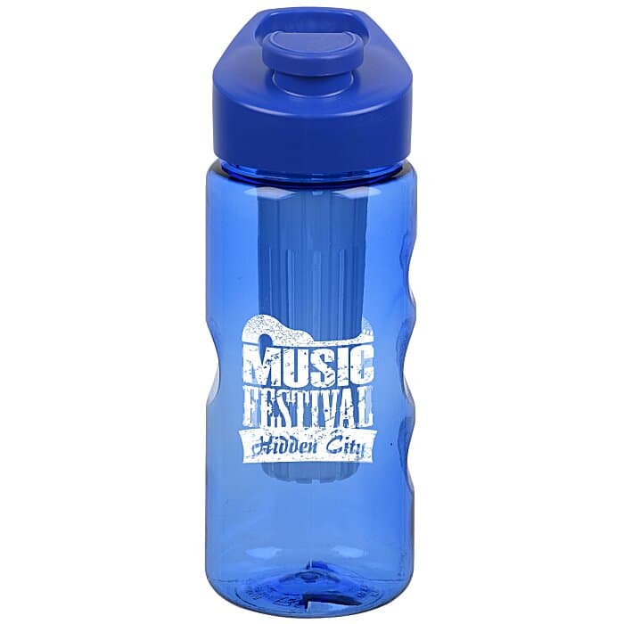 Infuser Mini Mountain Bottle with Flip Carry Lid - 22 oz