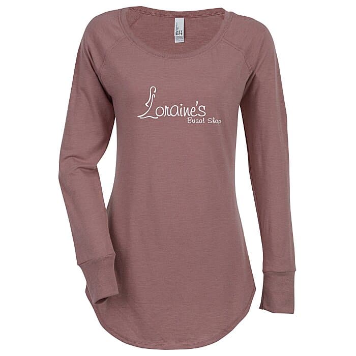 Optimal Tri-Blend Long Sleeve T-Shirt - Ladies' - Screen