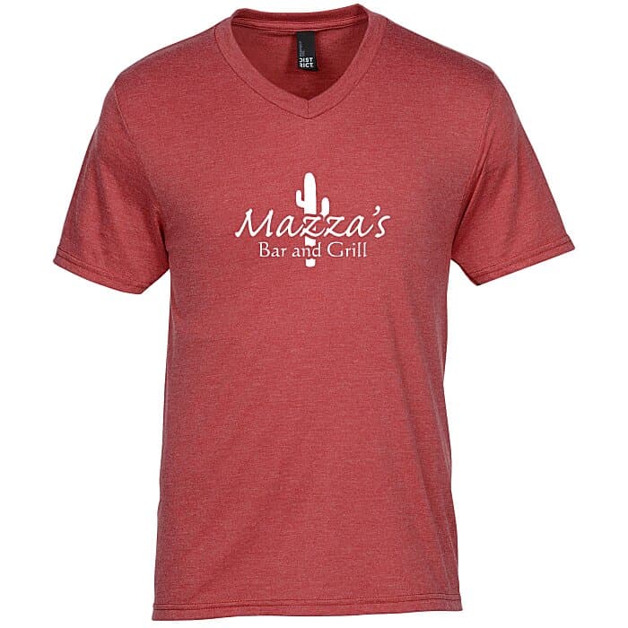 Optimal Tri-Blend V-Neck T-Shirt - Men's - Screen