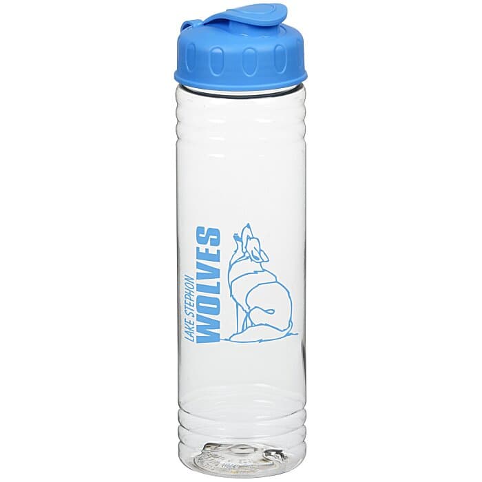 Clear Impact Halcyon Water Bottle with Flip Lid - 24 oz