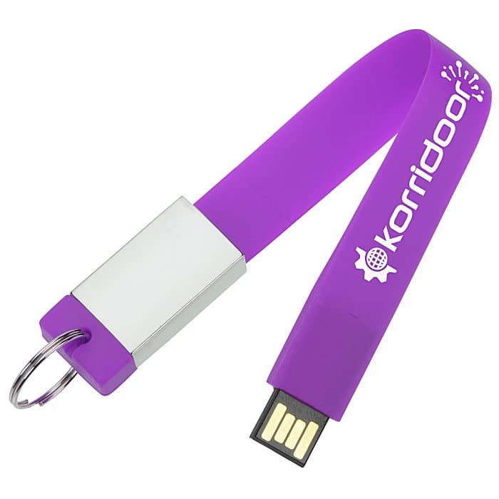 Loop USB Flash Drive Keychain - 4GB