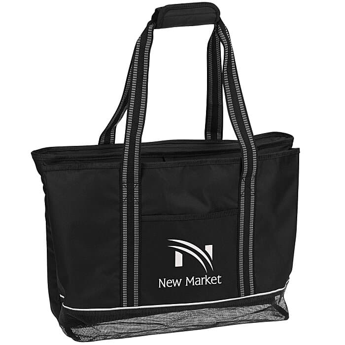 Mesh Sand Pocket Cooler Tote