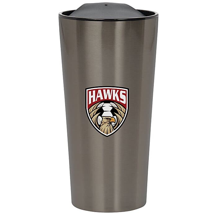 Customized Fashion Metallic Travel Mug - 16 oz - Full Color