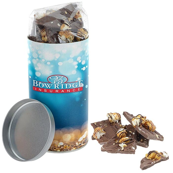 Caramel Crunch Bark Gift Tube