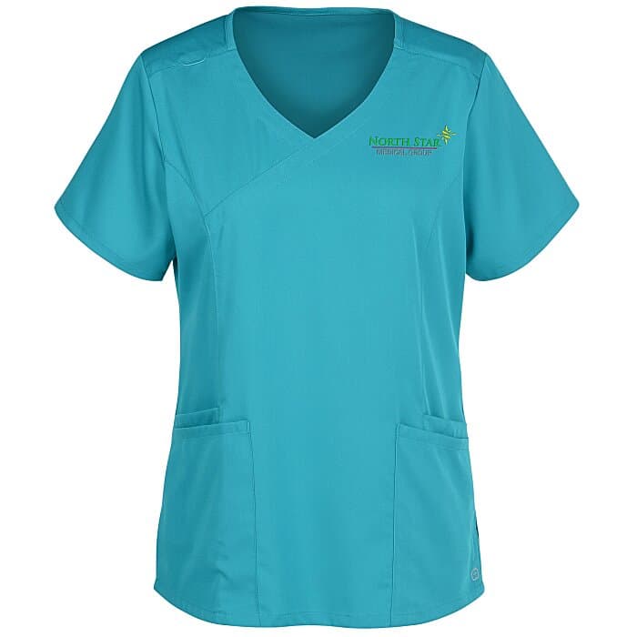 Wink Pro Flex Mock Wrap Top - Ladies'