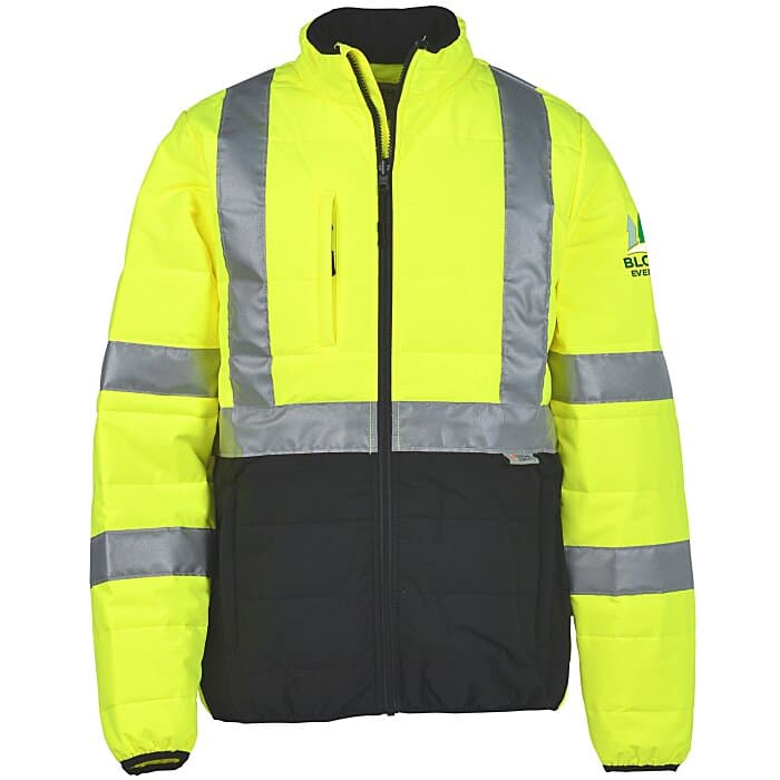 Xtreme Visibility Puffer Quilted Jacket