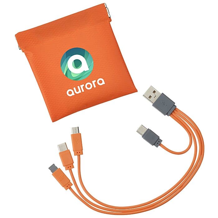 Colorful USB-C Charging Cable Pouch