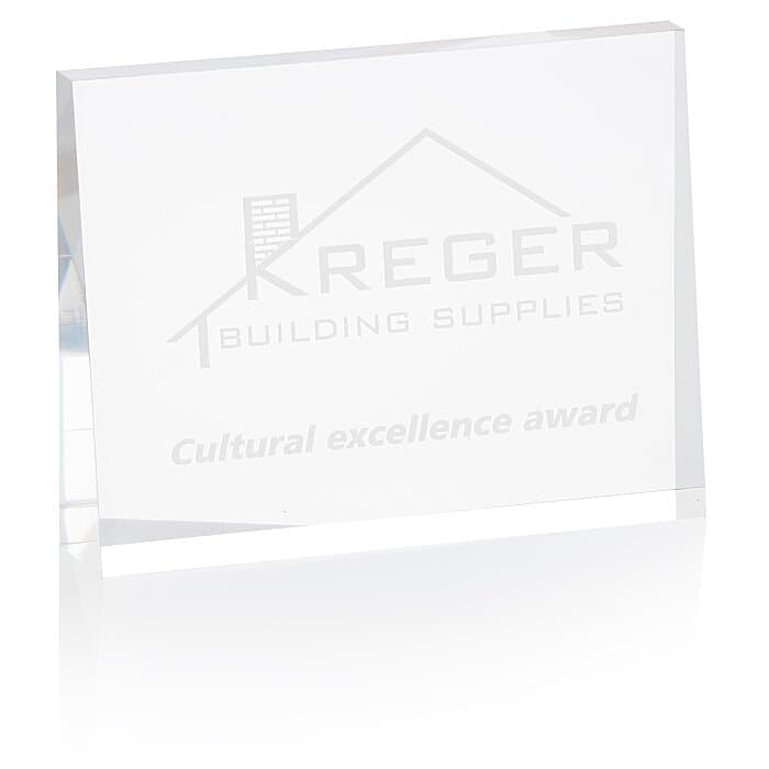 Wedge Acrylic Paperweight