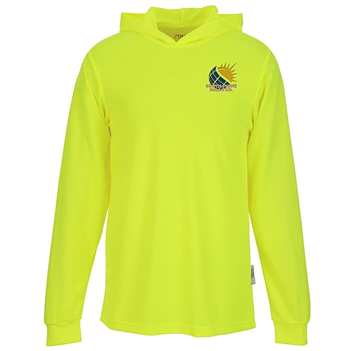 Xtreme Visibility Mesh Long Sleeve Hooded T-Shirt