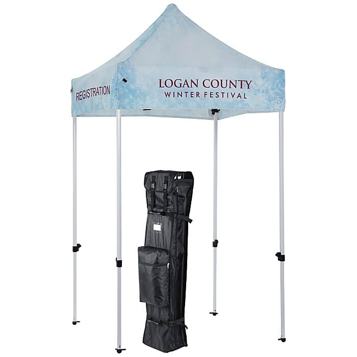 Thrifty 5-foot Event Tent with Soft Carry Case - Full Color