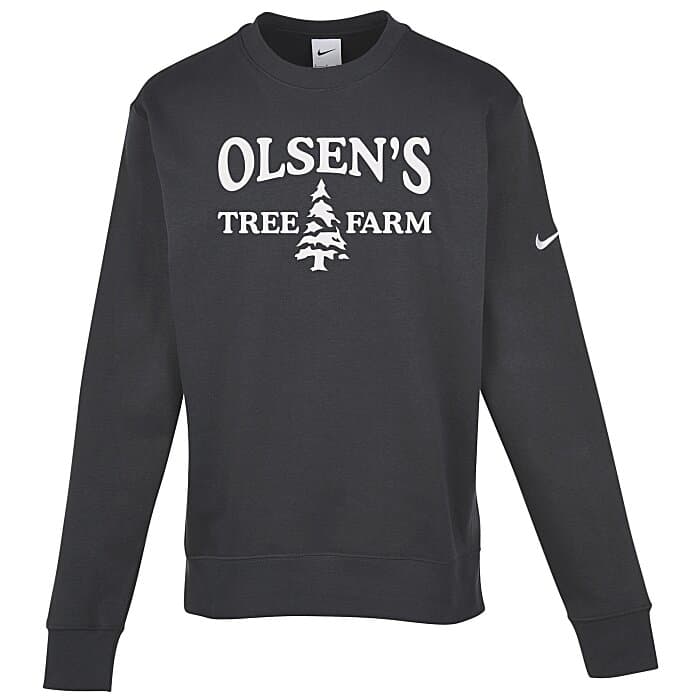 Nike Club Fleece Sleeve Swoosh Crew Sweatshirt