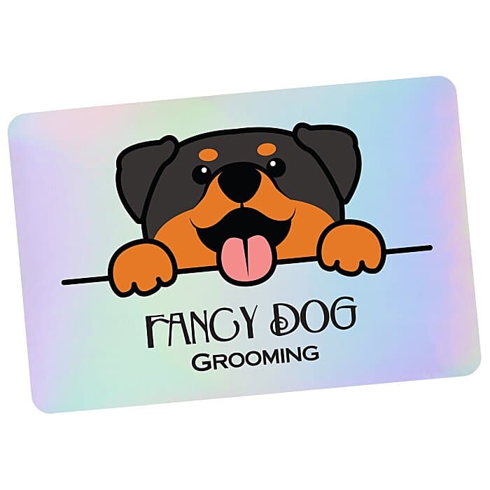Holographic Sticker - Rectangle - 3 inches x 5 inches